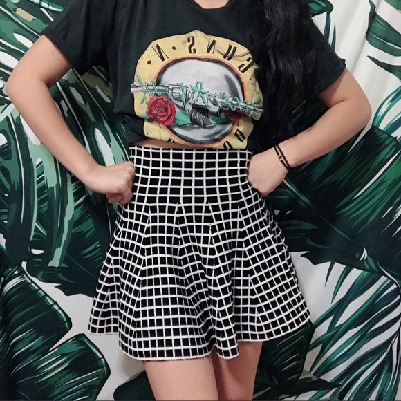 Skirts Grid Highwaisted Skirt Poshmark